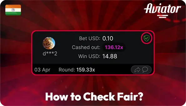 Provably Fair Algorithm Check Button in the Aviator Game