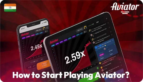 the Main Screen is at the Start of the Aviator Game in India